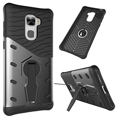 Funda LeEco Le Pro 3 Shanphone Armor Doble Capa Funda de Protecci  n Hibrida Completa para de Letv Pro 3 LeEco Le Pro 3 Negro