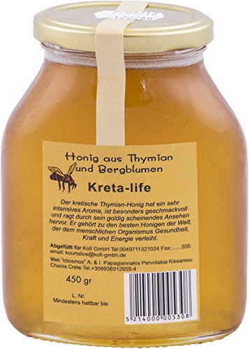 Idiosmos - Honig aus Thymian und Bergblumen - 450g