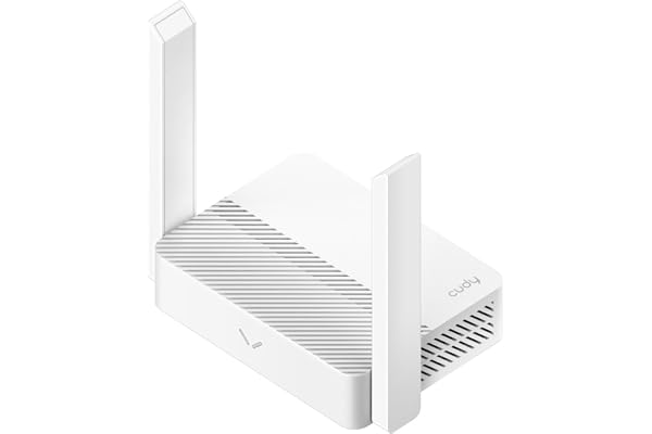 Cudy LT300 WiFi Router, 300 Mbps, SIM-kort Plug & Play, USB-C Strömförsörjning, 2× Ethernet-portar, VPN-stöd, Perfekt för Hem, Resa och Kontor