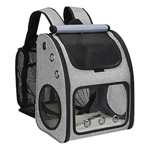 COVONO Expandable Pet Carrier Backpack for Cats, Dogs and Small Animals, Portable Pet Travel Carrier, Super Ventilated Design, Airline Approved, Ideal for Traveling/Hiking/Camping