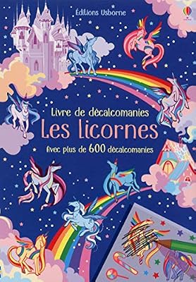 Usborne Les licornes - Livre de décalcomanies