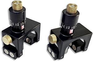 DIAMWOOD EXPERT EN EQUIPEMENT DIAMWOOD - Réglages de Fer de Raboteuse 2 Pièces | Positionneurs de Fer Magnétique | Régleurs pour Rabot | Outil de Travail du Bois | Arbres de Fers Diamètre de 65 à 130 mm