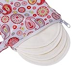 GHB Waschbare Natürliche Bamboo Stilleinlagen 10er-Packung(5 paar) sehr weich und saugfähig - 8