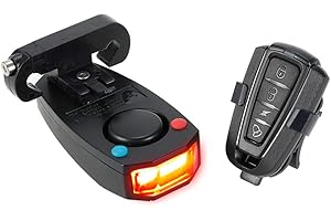 Docooler tylne światła rowerowe z inteligentnym alarmem antykradzieżowym i kablem do ładowania USB ATV (typ 2)