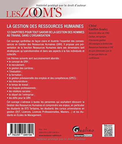Couverture du livre de La Gestion des Ressources Humaines 2015-2016, 8ème Ed.