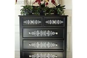 Dorothy Border Stencil - Reusable Wall Stencil for Home décor, Furniture Painting and Other Crafts - The Stencil Studio - Stencil Size Small (A4) (10484S)