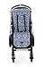 Buggy Liner for Pushchair - Betty Bramble Loddon Liberty Art Print (Navy Blue) - Universal Padded Stroller Liner for Boys and Girls