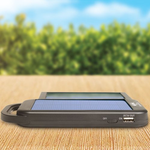 ReVIVE Caricabatteria Energia Solare 6000mAh e Power Bank esterna con Torcia LED dâ€™emergenza e Pannello Solare â€“ Funziona con Smartphone Apple iPhone , Fotocamere Canon , GPS TomTom e altri dispositivi