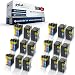 Produktbild 30x kompatible XXL Tintenpatronen für Epson Workforce WF 3600 WF 3620 DWF WF 3620 WF 3640 DTWF 27 XL T 2711 - T 2714 Series Black Cyan Magenta Yellow - Easy Pro Serie