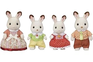 SYLVANIAN FAMILIES 5655 La Famille Lapin Chocolat Colorful nouveau packaging