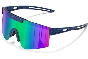 ‎SUOSO suoso Sportbrille-Sonnenbrille Herren-Damen-Fahrradbrille-Sunglasses men Polarisiert UV400 Damen Ski Sonnenbrille Schnelle Brille Rave Radfahren Fahrrad Angeln Enthält 37 Farben
