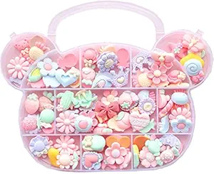 Ginoya brothers 50 pcs PVC Resin Shoe Charms Mixed in Different Shapes Used to Decorate Shoes Wristbands Bracelets Party Gifts (TADDY CHARMS)