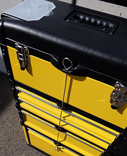 Metall Werkzeugtrolley XXL Type B305ABCD -> jetzt neu mit Schubladenverriegelung und Schloss von AS-S - 4