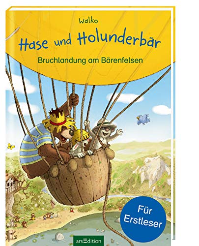 Hase und Holunderbär: Hase und Holunderbär - Bruchlandung am Bärenfelsen: Für Erstleser