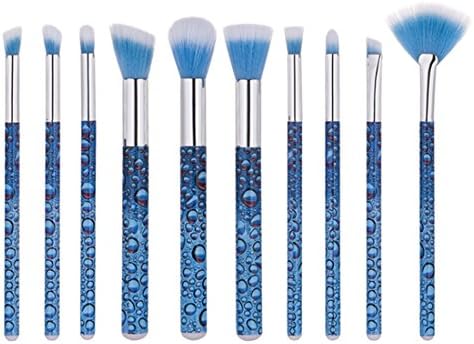 King Love Star Makeup Brushes Set 10 Pcs/Set Water droplets PIC Handle Eyeshadow Foundation Concealer Blush Brush Cosmetics Beauty Tools