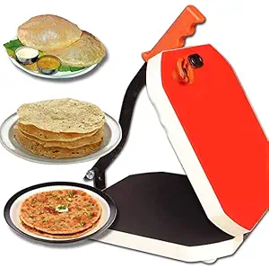 Wooden Puri Maker, Papad Maker. Paratha Maker (Square Shape) Multi Sunmica Colour Heavy Quality Wooden Board Machine with Iron Handle