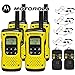 Produktbild 10Km Motorola TLKR T92 H2O Schwimmende Zwei Weg Radio Walkie-Talkie Reisepack Mit Comtechlogic CM-30PT Headset - Gelb, Quad