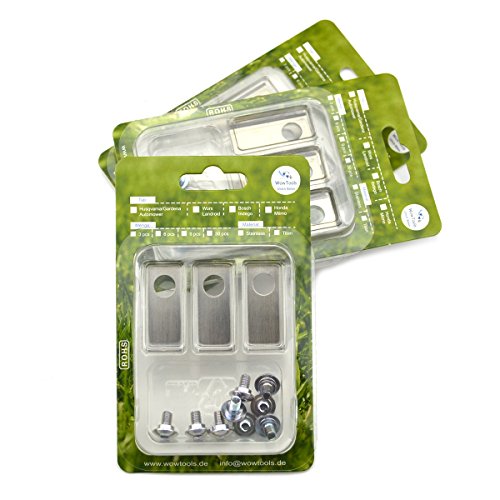 Preisvergleich Produktbild 9x Honda Miimo Qualitäts-Klingen Messer Ersatzmesser mit Titanbeschichtung