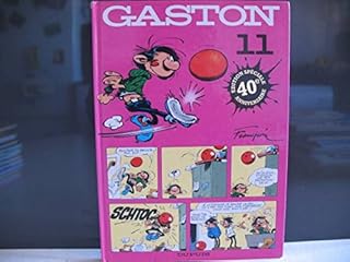 jaquette livre Gaston, tome 11 (Édition spéciale 40e anniversaire)