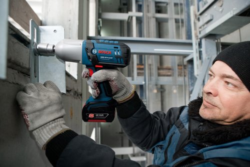 Bosch Professional GDS 18V-LI HT Akku-Drehschlagschrauber maximal 650 Nm Drehmoment im harten Schraubfall, Solo Version, Karton, 1 Stück, 06019B1300 - 3