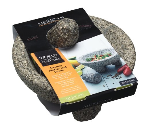 Kitchen Craft Mörser mit Stößel, mexikanisch, aus der Kollektion World of Flavours - 2