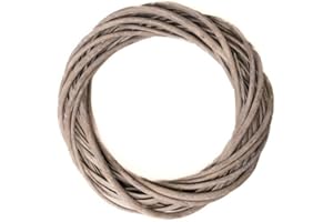 Floralcraft® 35cm Willow Ring (Grey Wash) - Perfect for Floral Arrangement DYI Crafts Weddings, Seasonal Displays, Christmas or Home Decor