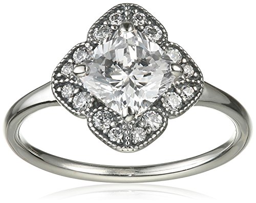 Pandora Damen-Ring Leuchtende Blte 925 Silber Zirkonia wei Gr. 56 (17.8) - 190966CZ-56