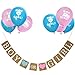 Produktbild Boy or Girl Banner und Geschlecht Offenbaren Ballons Set für Baby Dusche Geschlecht Zeigen Party Schwangerschaft Ankündigung