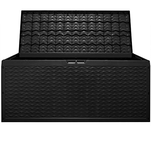 Deuba Cargo Auflagenbox Kissenbox | Rollbar | 320 Liter | Abschließbar | 120x45x60cm | Gartentruhe Gerätebox | Modellauswahl