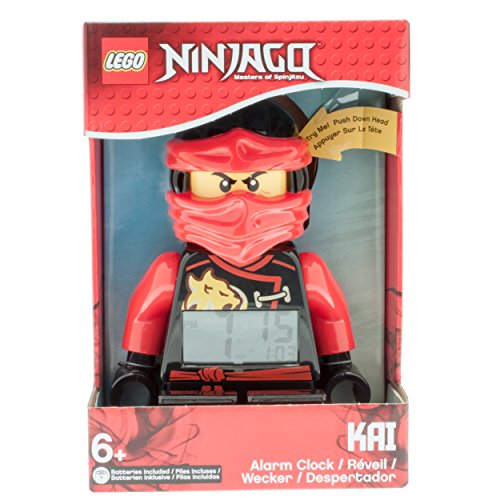 LEGO Unisex Wecker Digital Red 9009440 - 5