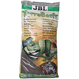 JBL TerraBasis 71012 Bodengrund für Regenwaldterrarien, Spezialerde ohne Düngezusatz, 20 l