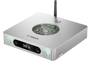 FIIO K13 Compact Desktop R2R architecture DAC and Headphone Amplifier (Silver)