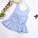 for 2-7 Years Old, Internet Kids Girls Big Bow Vest Shirt Top Floral Shorts Clothing Set (100/2-3Y, Blue)