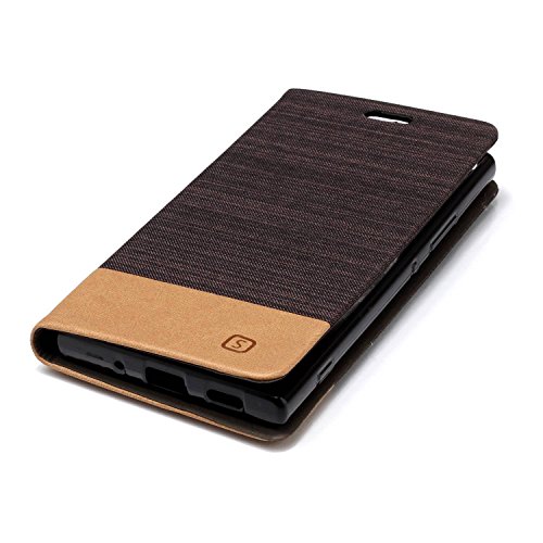 Slynmax-Housse-Sony-Xperia-XA2-Coque-Toile-Motif-Classique-Commerce-Housse-en-CU