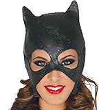 Sexy Catwoman Latex-Maske Katze Kostüm Damen Batman
