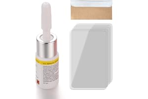 Tixiyu Liquide de réparation de vitres de voiture, outil de réparation de fissures de vitres de voiture, outils de réparation de vitres de voiture pour réparer les rayures sur le pare-brise, les