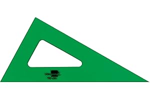 Liderpapel RN01 - Cartabón, 16 cm, color verde