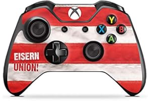 DeinDesign Skin kompatibel mit Microsoft Xbox One Controller Folie Sticker 1. FC Union Berlin Offizielles Lizenzprodukt Eisern