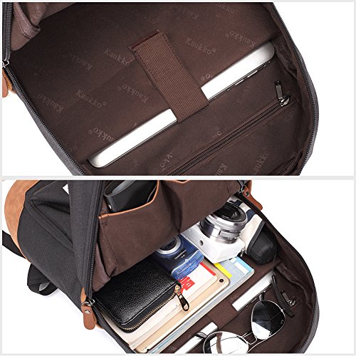 KAUKKO Schule Schulrucksack Kinder Laptop Rucksack Wanderrucksack - 5