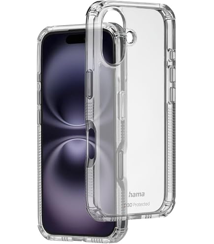 Hama Vetro protettivo D3O per iPhone 16 Pro Max (pellicola protettiva infrangibile, anti-impronta, vetro per cellulare con supporto di montaggio, protezione completa 10H, custodia friendly