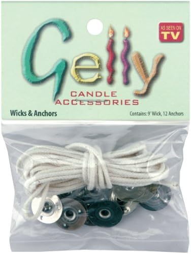 Gelly Candle 1367 Wick and Anchors, Multi-Colour, 9 ft, Pack of 12