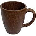 Irida Naturals Rice Husk Unbreakable Coffee Mug Single Piece 300 ML, Reusable, Dishwasher, Freezer & Microwave Safe Mugs, Eco-Friendly Bamboo Fiber Milk and Tea Mug for Kids and Adults (Coffee Brown)