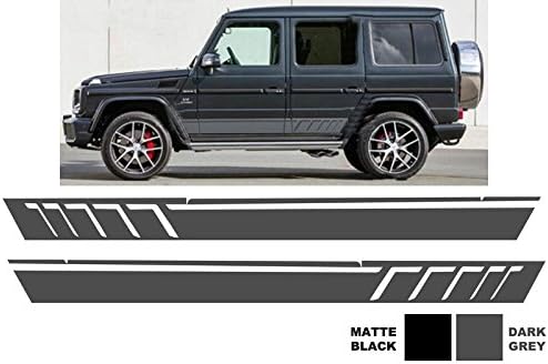 KITT STICKERW463DG Side Decals Sticker Vinyl Dark Grey PVC