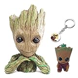 Packaeg includedA: ①1x Baby Groot Maceta, Dimensiones: Altura: 5.74 pulgadas ②2X Llavero Groot, Dimensiones: Altura: 2 pulgadas.