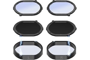Tagtight VR synstyrka-linser och linsskydd för PS VR2, anti-blåljusbeläggning, dammsäker, silikonskyddskåpa, linsinsats, snabbyte skyddsram för PS VR2-objektiv