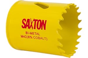 SAXTON BLADES HSS Hole Saw M42 Bi-Metal 8% Cobalt Heavy Duty (14mm – 230mm) (38mm)