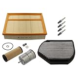 mercedes c klasse diesel hybrid 2019 Gewicht: 1,28 kg febi bilstein 36109 Wartungspaket - 1x Luftfilter, 1x Ölfilter, 1x Innenraumfilter, 1x Kraftstofffilter, 4x Zündkerze, 1x Ölablassschraube