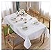 Produktbild KZXCJ Polyester Baumwolle Einfarbig Tischdecke Hotel Restaurant Wohnzimmer Tischdecke Moderne Minimalistische Couchtisch Tischdecke Tischdecke Grau Garten Eckig Blau Oval Tischdecken Für