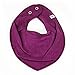 Pippi - Baby Girl's Triangular Scarf - Set of 3 - Violet