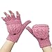 Internet Women Warmer Winter Fingerless Gloves (Pink)